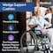 Proheal Bariatric Gel Wedge Wheelchair Seat Cushion -26"x20"x4"-2" PH-76063G - alternate 3